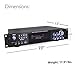 Pyle 4 Channel Home Audio Power Amplifier – 3000 Watt Stereo Receiver w/ Speaker Selector, AM FM Radio, USB, Headphone, 2 Wireless Mics for Karaoke, Home Entertainment System – PWMA3003T (Renewed)thumb 3