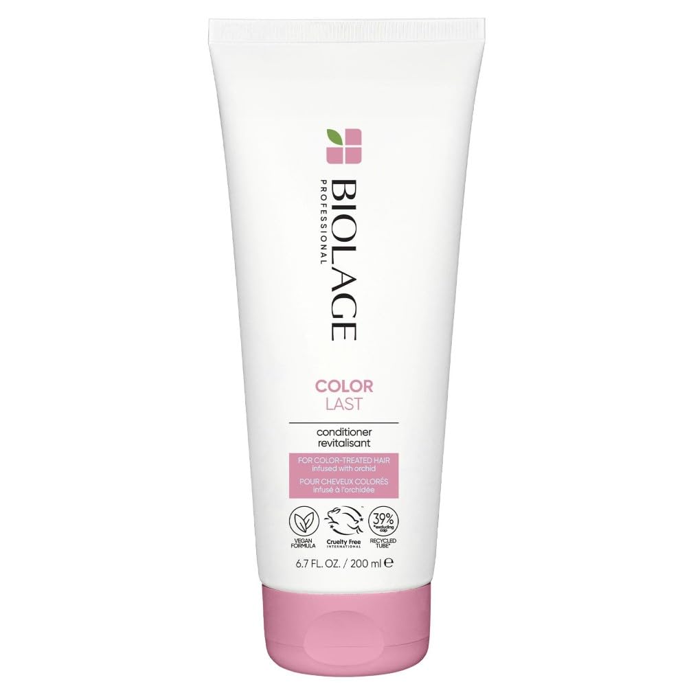 Biolage Professional Color Last Moisturising Conditioner for Coloured Hair, Enriched With Orchid Flower Extract that Helps Prevents Colour Fade for Shiny Salon-Vibrant Hair, 200ml