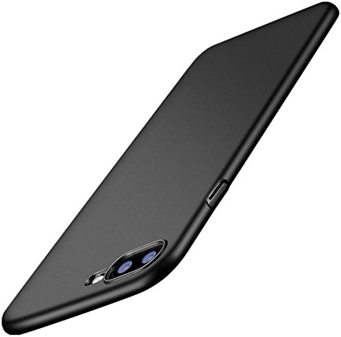 FAXTTO iPhone 7 Plus Case, iPhone 8 Plus Case, Super Thin Super Fit Case Full Scratch Protective Cover for iPhone 7 Plus, iPhone 8 Plus, Best Gift for Your Mobile Phone - Black