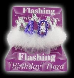 Alandra Birthdays FBT40 Flashing Birthday No.40 Tiara