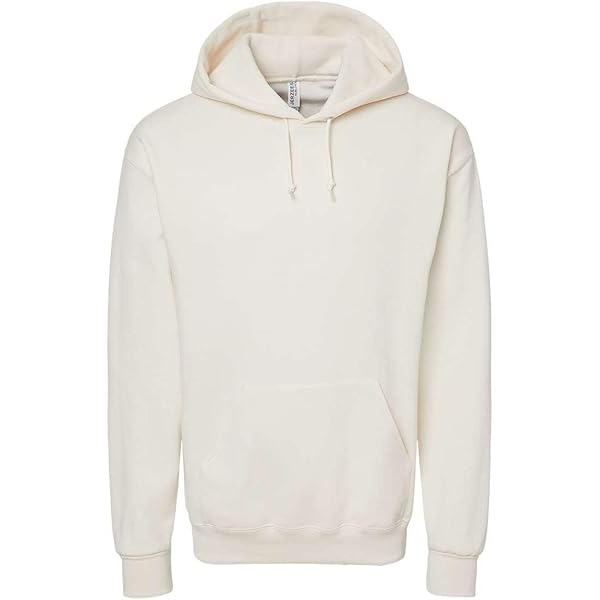 Champion Mens Powerblend Hooded Sweatshirt, M, Sand at Amazon