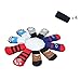 CONXKI Traction Control Cotton Socks Indoor Dog Nonskid Knit Socks 5 Pack (20 Pieces Socks)