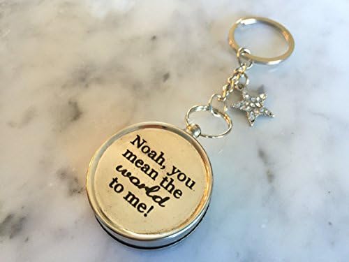 Working Compass Keychain, Silver Compass, Graduation Gift, Gift for Him, Personalized Gift, Personalized Compass, Customized Compass