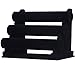 Wudygirl Bracelet Holder Velvet 3 Tier Jewelry Display Stand Storage Watch Bangle Necklace Organizer Showcase(3 Tier)