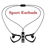 Bluetooth Headphones, eBus Professional Sport Wireless Earbuds V4.1 with Microphone Superb Stereo Sound Universal Headsets Sweatproof Easy Pairing all Smart Phones and computers devices (Black)