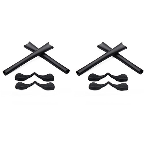 Replacement Earsocks & Nosepieces Rubber Kits for Oakley Radar Path Black&Black