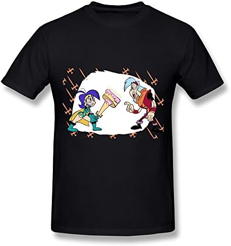 CaiTian Men's Mighty Magiswords T-Shirt - Fashion T Shirts Black US Size XXL
