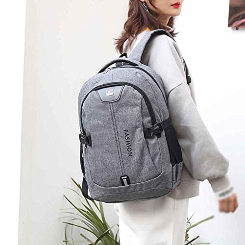 BEAUTYVAN Travel Laptop Backpack,Business Anti Theft Slim Durable Laptops Backpack with USB Charging Port Grey (Grey)