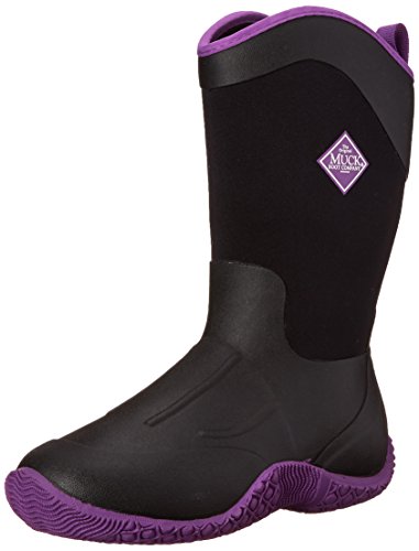 MuckBoots Women's Tack II Tall Equestrian Work Boot, Black/Purple, 10 M US
