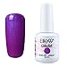 Qimisi Soak-Off UV LED Gel Polish Nail Art Manicure Lacquer Pearl Rose Violet