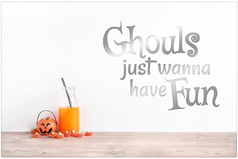 24"x17" Ghouls Just Wanna Have Fun Halloween Ghosts Boo Wall Decal Sticker Art Mural Home Decor Quote