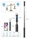 JTWEB Selfie Stick Bluetooth All in One Selfie Sticks Upgrade Aluminum Design for iPhone Xs/XS max/XR/X/8/8P/7/7P/6s/6/5, Android Galaxy S9/8/7/6/Note, Huawei, Nubia, More (Selfie Stick Compact)