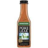 Lipton Pure Leaf Unsweetened Real Brewed Tea 18.5 Fl Oz (Pack of 12)