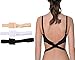 Women's Low Back Bra Converter Adjustable Strap Extender with 2 Hooks 3 Pieces,Black&nude&white,One Size