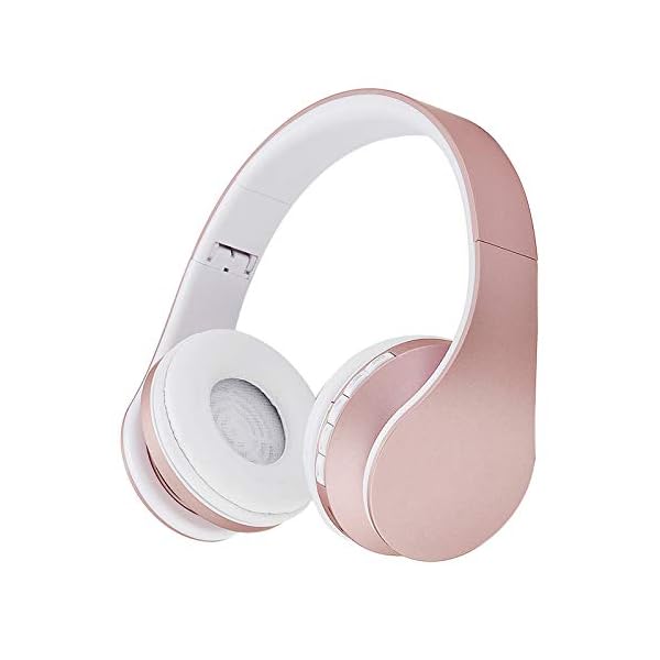 Andoer-Wireless-Bluetooth-Over-Ear-Stereo-Foldable-Headphones-Wireless-and-Wired-Mode-Headsets-with-Soft-Memory-Protein-Earmuffs-wMic-for-Mobile-Phone-PC-LaptopRose-Gold Andoer Wireless Bluetooth Over Ear Stereo Foldable Headphones, Wireless and Wired Mode Headsets with Soft Memory-Protein…