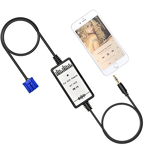 Buy APPS2Car Car Stereo 3.5mm Auxiliary Audio Input Adapter, AUX Jack