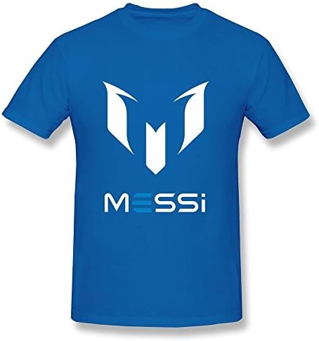 HOOYOUNG Fc Barcelona Lionel Messi Logo Men's T-shirts M RoyalBlue