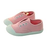 Uphome Fashion Candy Color Kids Toddler Canvas Sneaker Shoes Slip-on Boy Girl Casual Shoes