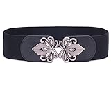 Syuer Womens Vintage Wide Elastic Stretch Waist Belt Retro Cinch Belt
