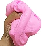 Fluffy Floam Slime Scented Stress Relief No Borax Kids Toy Sludge Toy (pink)
