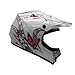 TMS Youth Kids White Pink Butterfly Dirt Bike ATV Motocross Off-road Helmet DOT with Goggles and Gloves (Medium)