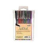 Uchida of America 4300-10B 10-Piece Le Pen Drawing Pen Set, 0.3 Point Size