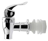 Push Style Spigot for Beverage Dispenser Carafe, Replacement Lever Pour Spout for Beverage Dispenser