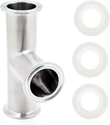 Tee Saldato In Acciaio Inox TIB WDTE075 &ndash; 3/4&Prime; Tubo Sanitario 19mm