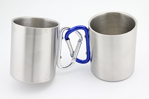 Finex - set of 2 - stainless steel portable travel wate…