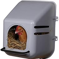 Miller Manufacturing 163620 Single Chicken Nesting Box for Birds