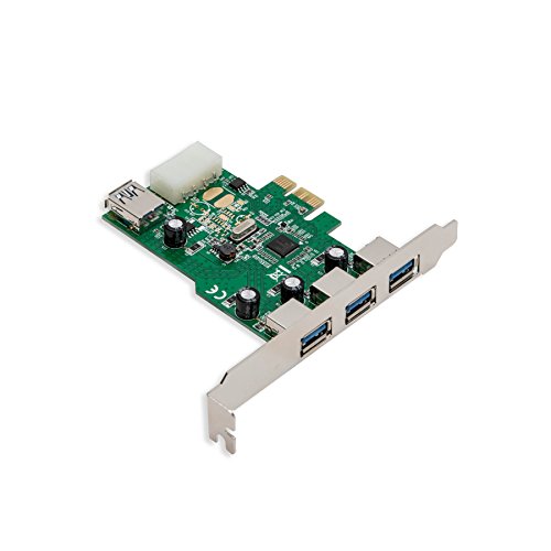 Syba 4 Port USB 3.0 Pcie 2.0 X1 Controller Card Components Other SD-PEX20137