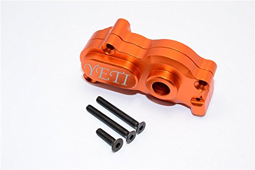 Axial Yeti (AX90026) & Yeti SCORE (AX90068) Upgrade Parts Aluminum Center Transmission Case - 2Pcs Set Orange