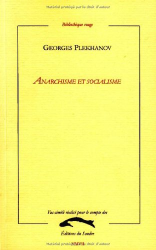 Anarchisme et socialisme