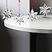 H&D Crystal Snowflake Chandelier Prisms Drop Pendants Ornament (Snowflake-6)