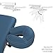 EARTHLITE Portable Massage Table Package AVALON – Reiki Endplate, Premium Flex-Rest Face Cradle & Strata Cushion, Carry Case (30”x73”)
