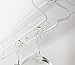 Juvale Glass Holder - 2-Pack Wine Glass Rack, Under-Cabinet Stemware Rack Organizer, Hanging Wine Glasses Storage, White Iron Wire, 12.1 x 4 x 3.1 Inches