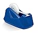 Acrimet Premium Desktop Tape Dispenser, Plastic, Non-Skid Base (Heavy Duty) (Deep Blue Color)