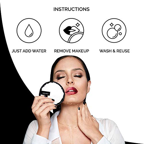 Face Halo Reusable Makeup Remover Pads, Rounded Makeup Remover Pads