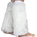 Faux Fur Cuffs Furry Leg Warmers and Wrist Cuff Warmer Boot Cuff,2 Pairs Set For Women Party Costumes