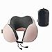 Travel Pillow - Memory Foam Neck Pillow with 360 Head & Neck Support Comfortable for Long Flight, Airplane, Train, Reading, Working, Ergonomically (Pink2)