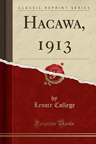 [Free] Hacawa, 1913 (Classic Reprint)<br />[D.O.C]