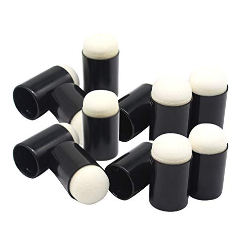 40 Pack Sponge Daubers with Storage Box Art Finger Sponge Daubers for Painting Ink Drawing DIY Card Making Crafts School Stenciling
