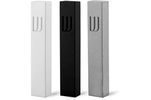 DARYA CONCRETE DESIGN Denny Mezuzah House Mezuzah Mezuza Concrete Hand Crafted Case (Grey, 5")