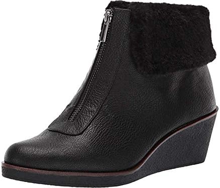 aerosoles wedge boots suede