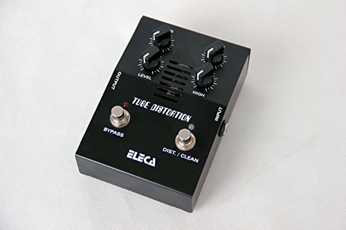 Eleca Effects EVD-1 Vacuum Tube Distortion Pedal Guitar Effects, Black