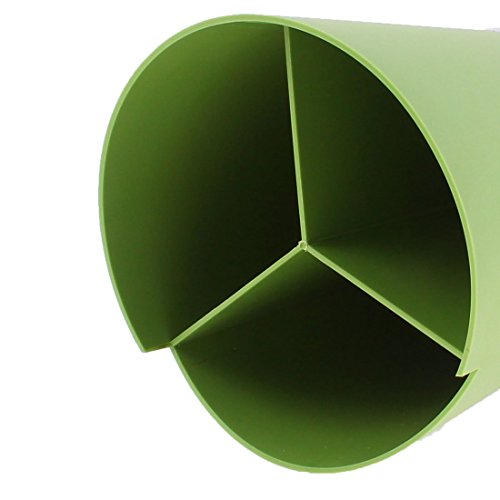 DealMux Plastic Bar Swizzle Stir Stick Spoon Straw Holder Dispenser Green