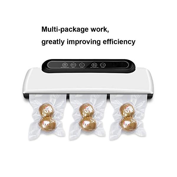 Vacuum Sealer,5 in 1 Automatic One-Touch Vacuum Sealer Machine with Built-in Cutter for Food Storage and Preservation…