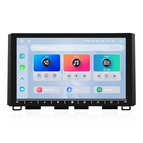Head Unit for Toyota Tundra 2014-2021 Upgrades 10.2" QLED Screen, with Wireless Carplay & Android Auto, Android 13 Radio, DTS, Plug & Play Stereo, GPS Navigation (8GB+256GB)