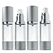 JUVITUS 1 fl oz Airless Pump and Spray Bottle Refillable Travel Set (4 Pack- 2 each pump and spray)