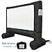 EasyGoProducts 17 Foot Diagonal Inflatable Mega Movie Screen XL - 100% Polyester Canvas Inflatable Projection Screen for